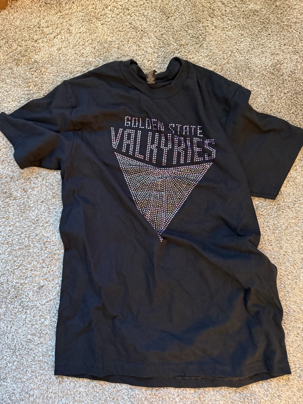 golden state valkyries rhinestones shirt